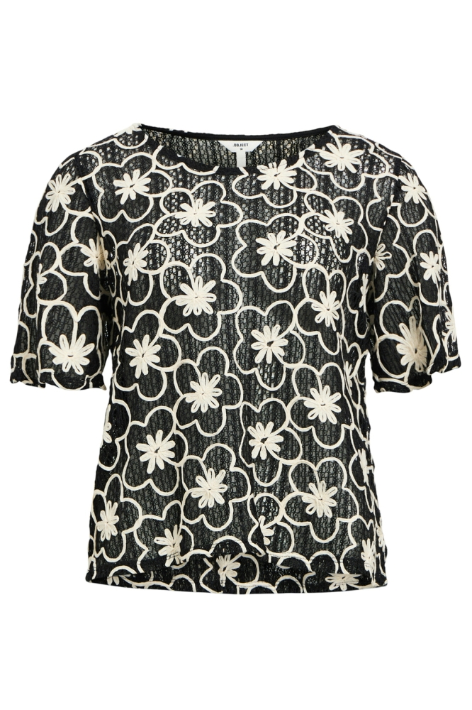 OBJCALLA S/S RE TOP 138 23047023 BLACK/SANDSHELL